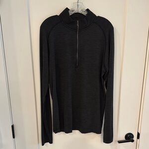 Lululemon Athletica Black Zip Up Sweater